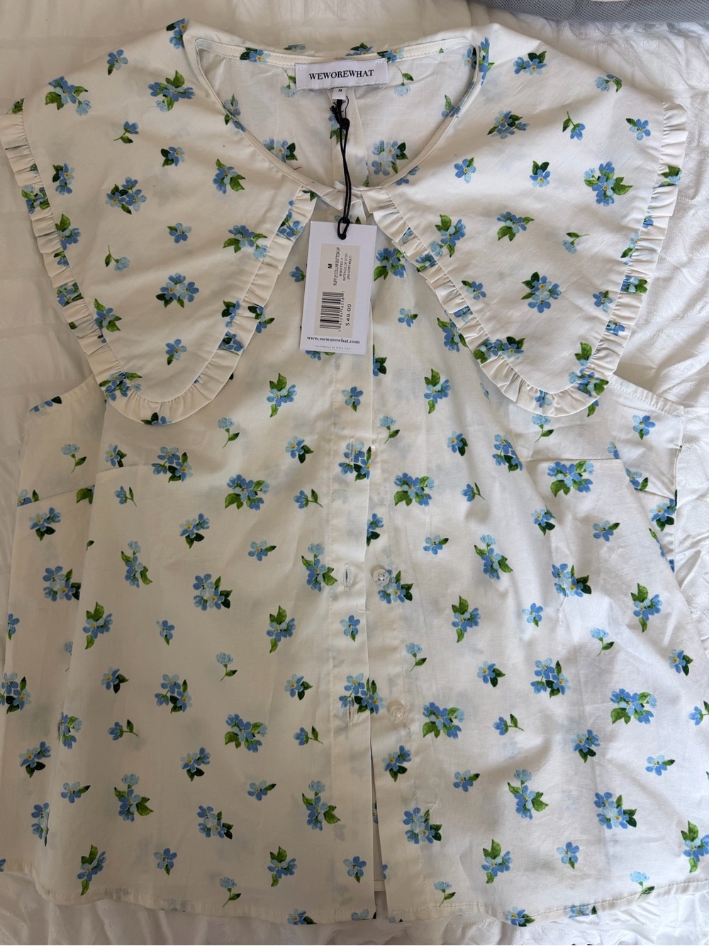 NWT WeWoreWhat Sleeveless Blouse - Picture 2 of 2